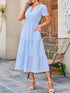 tiered-notched-short-sleeve-dress OhSoStyled at Sophia's Style-9